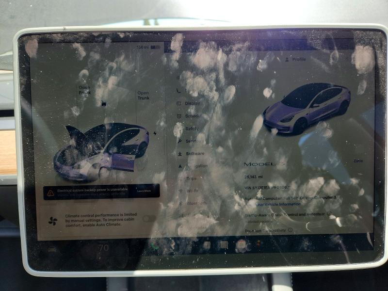 2023 Tesla Model 3 მანქანა იყიდება აუქციონზე, vin: 5YJ3E1EA1PF680671, აუქციონის ნომერი: 62640186