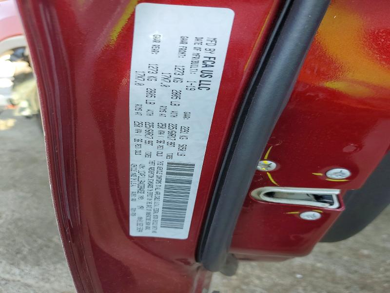 58984836 :رقم المزاد ، 1C4PJLLB4KD384032 vin ، 2019 Jeep Cherokee مزاد بيع