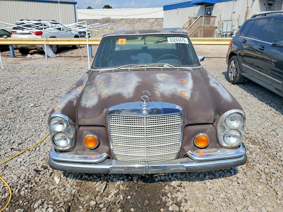 1972 Mercedes-benz 280 Se მანქანა იყიდება აუქციონზე, vin: 10806712008533, აუქციონის ნომერი: 63243476
