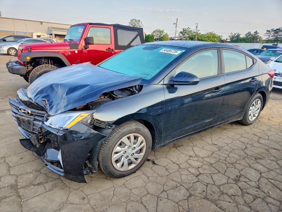 2019 Hyundai Elantra მანქანა იყიდება აუქციონზე, vin: KMHD74LF7KU854995, აუქციონის ნომერი: 54486726