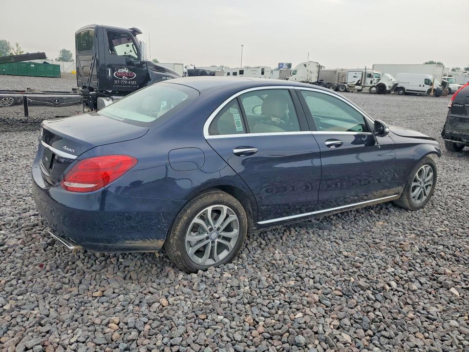 2015 Mercedes-benz C მანქანა იყიდება აუქციონზე, vin: 55SWF4KB5FU078989, აუქციონის ნომერი: 61501336