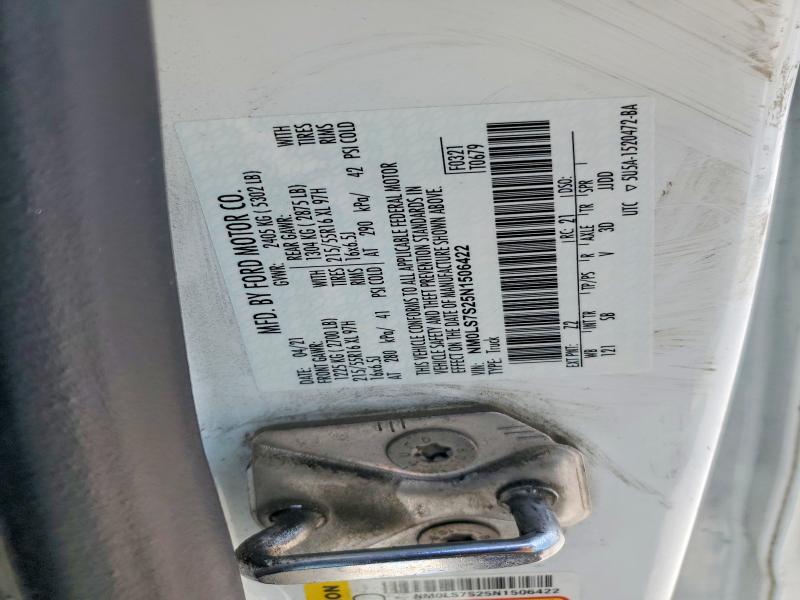 Aukcja sprzedaży 2022 Ford Transit Connect, vin: NM0LS7S25N1506422, numer aukcji: 59688246