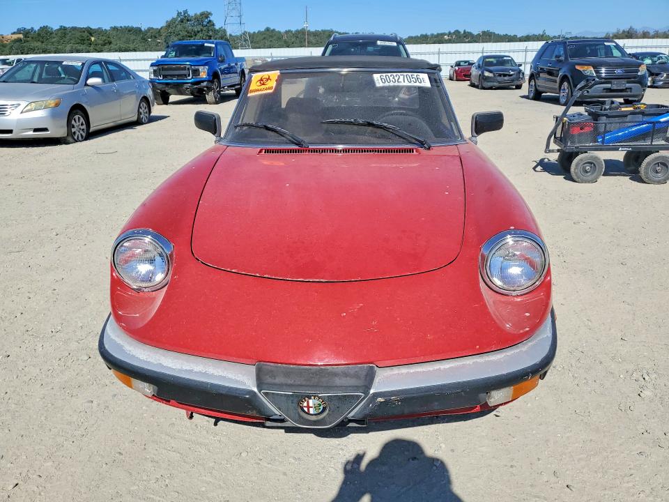 Продаж на аукціоні авто 1987 Alfa Romeo Spider, vin: ZARBA5640H1045254, номер лоту: 60327056