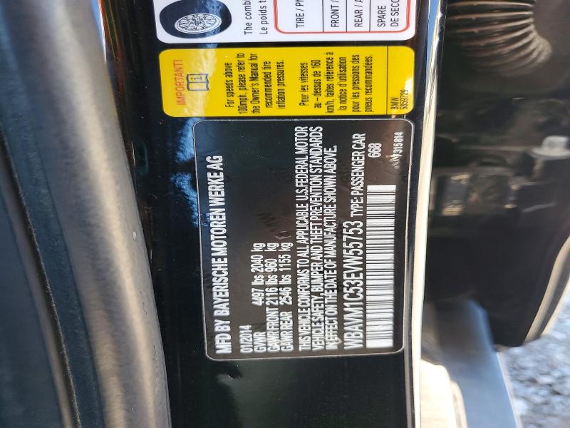 Aukcja sprzedaży 2014 Bmw X1, vin: WBAVM1C53EVW55753, numer aukcji: 61446106