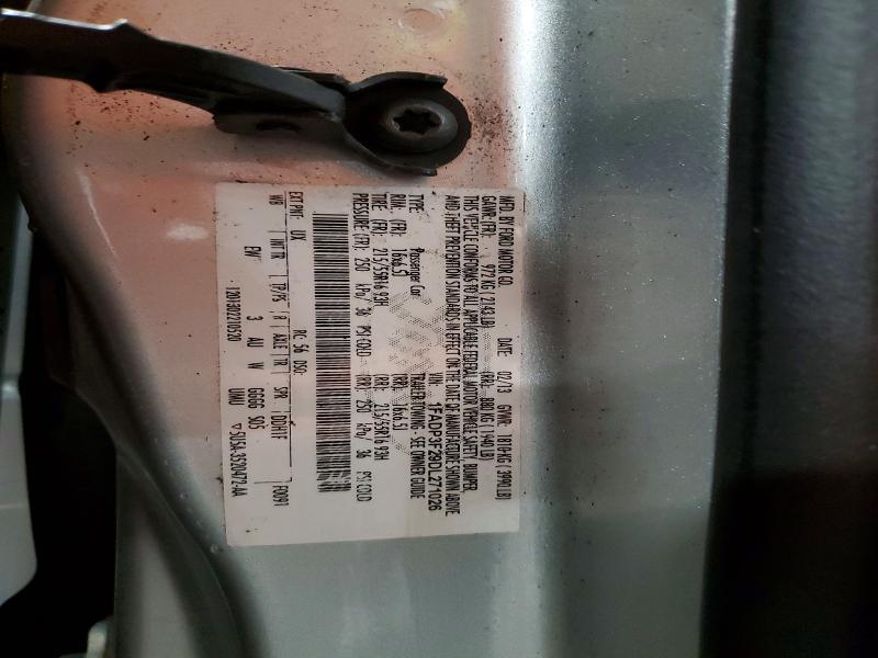 60190296 :رقم المزاد ، 1FADP3F29DL271026 vin ، 2013 Ford Focus مزاد بيع