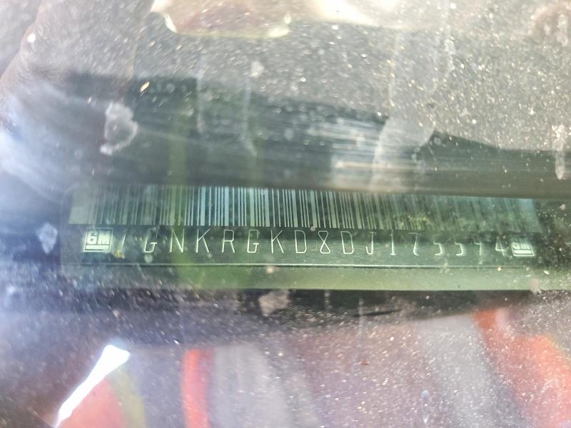 59886806 :رقم المزاد ، 1GNKRGKD8DJ175594 vin ، 2013 Chevrolet Traverse مزاد بيع