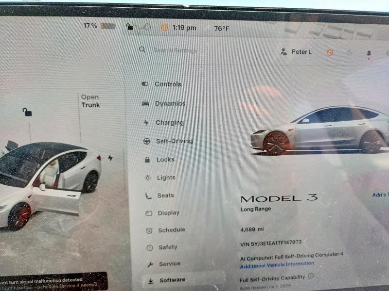 59688026 :رقم المزاد ، 5YJ3E1EA1TF147973 vin ، 2026 Tesla Model 3 مزاد بيع