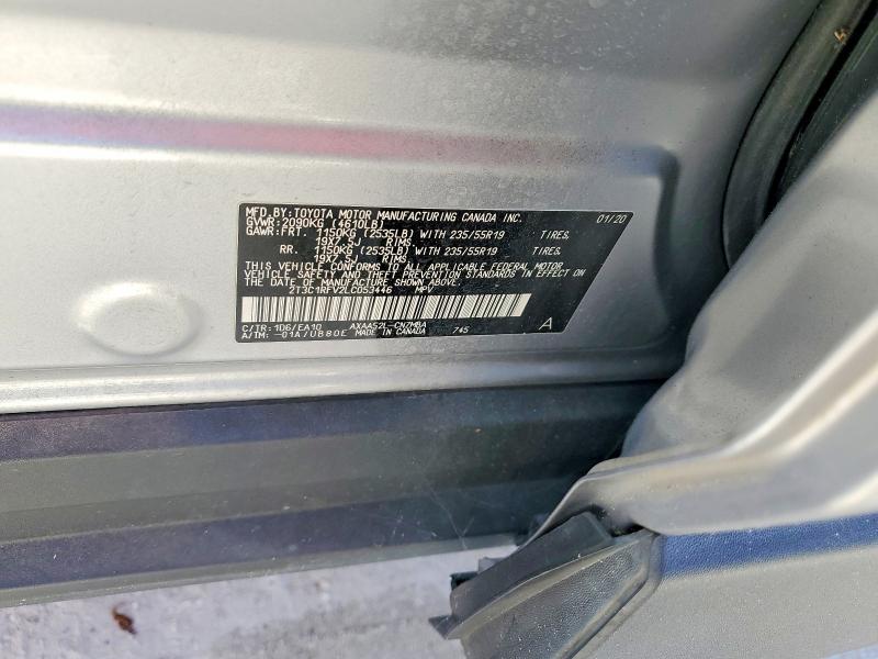 Продажа на аукционе авто 2020 Toyota Rav4, vin: 2T3C1RFV2LC053446, номер лота: 63641726