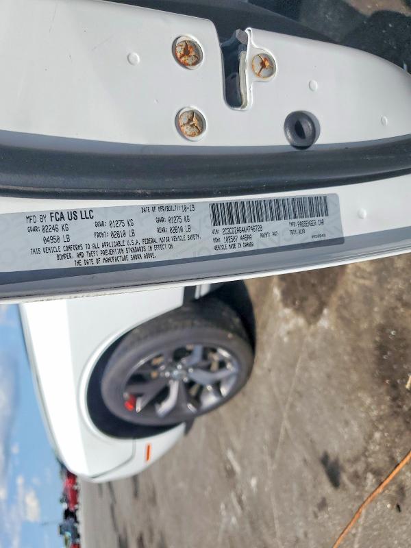 Aukcja sprzedaży 2019 Dodge Challenger, vin: 2C3CDZAG4KH746729, numer aukcji: 59744336
