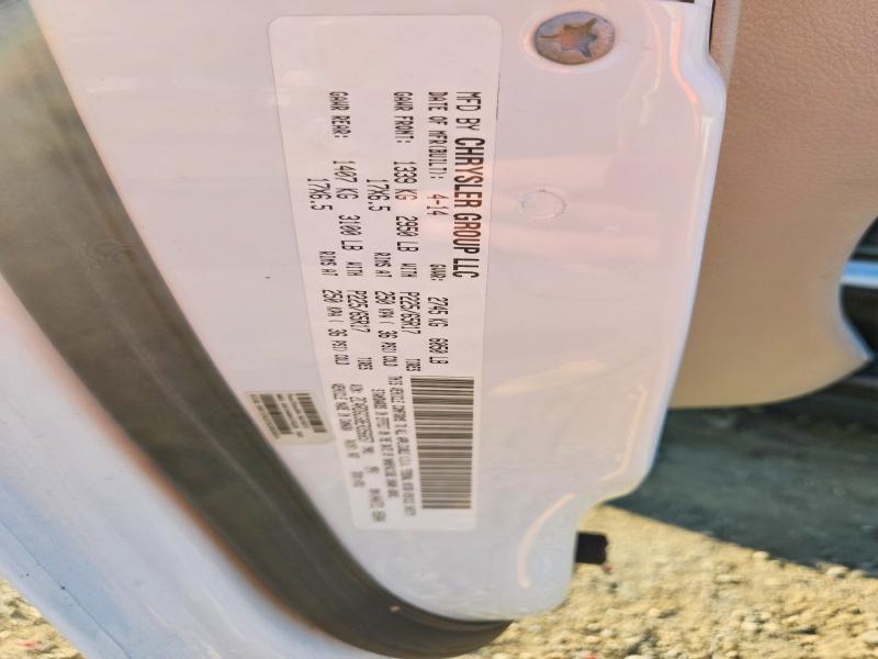 62229276 :رقم المزاد ، 2C4RDGCG8ER356657 vin ، 2014 Dodge Grand Caravan مزاد بيع
