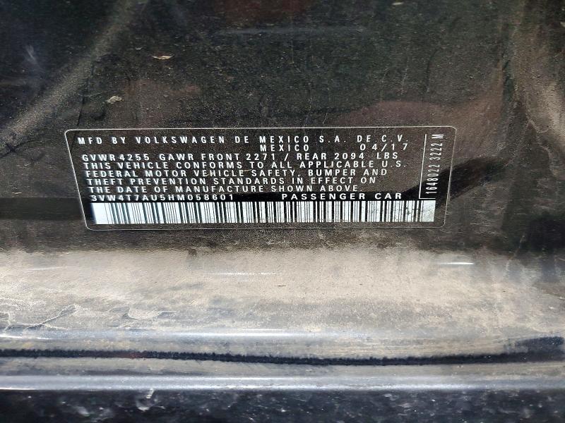 Aukcja sprzedaży 2017 Volkswagen Gti, vin: 3VW4T7AU5HM058601, numer aukcji: 60442536