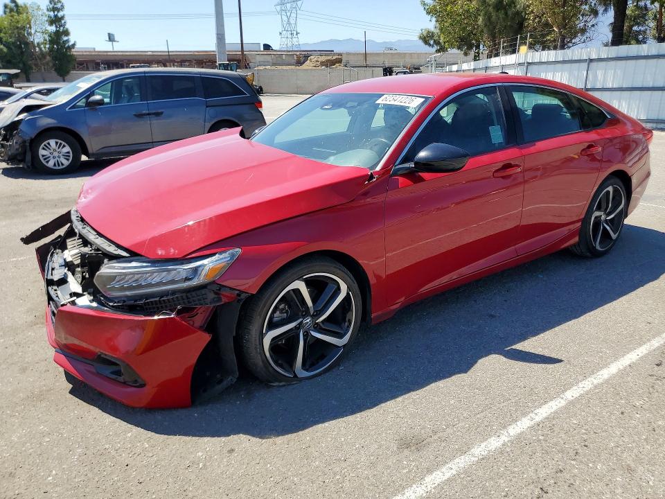 62341226 :رقم المزاد ، 1HGCV1F40MA058058 vin ، 2021 Honda Accord مزاد بيع