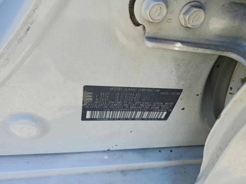 2020 Subaru Legacy მანქანა იყიდება აუქციონზე, vin: 4S3BWAN62L3030520, აუქციონის ნომერი: 60422716