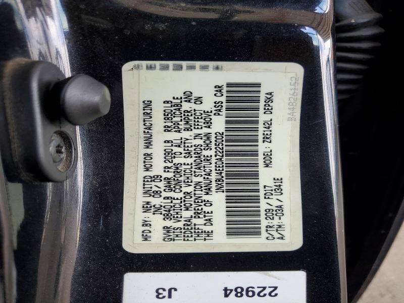 Продажа на аукционе авто 2010 Toyota Corolla, vin: 1NXBU4EE0AZ225002, номер лота: 59853736