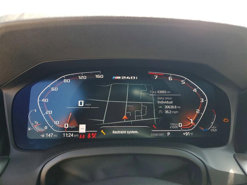 60503046 :رقم المزاد ، 3MW53CM07N8C63444 vin ، 2022 Bmw M240xi مزاد بيع