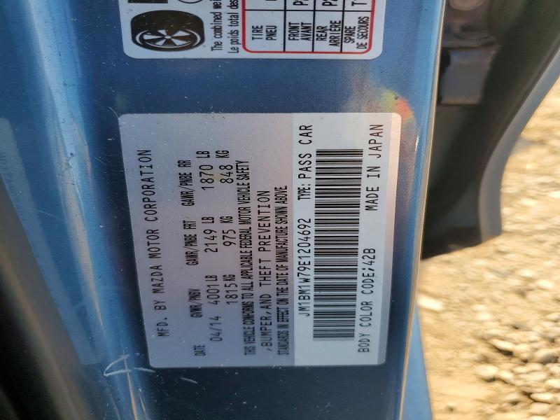 2014 Mazda 3 მანქანა იყიდება აუქციონზე, vin: JM1BM1W79E1204692, აუქციონის ნომერი: 62651536