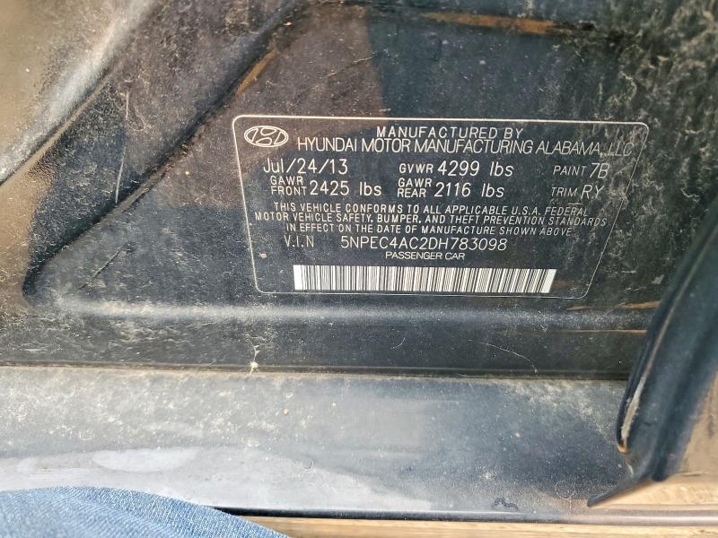 Aukcja sprzedaży 2013 Hyundai Sonata, vin: 5NPEC4AC2DH783098, numer aukcji: 61610606