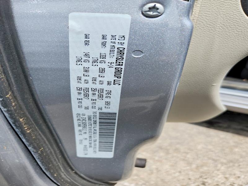 2015 Chrysler Town & Country მანქანა იყიდება აუქციონზე, vin: 2C4RC1BG9FR545112, აუქციონის ნომერი: 62001436