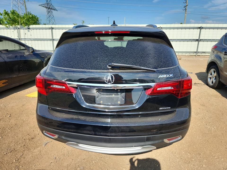 Продаж на аукціоні авто 2014 Acura Mdx, vin: 5FRYD4H43EB034107, номер лоту: 61616036