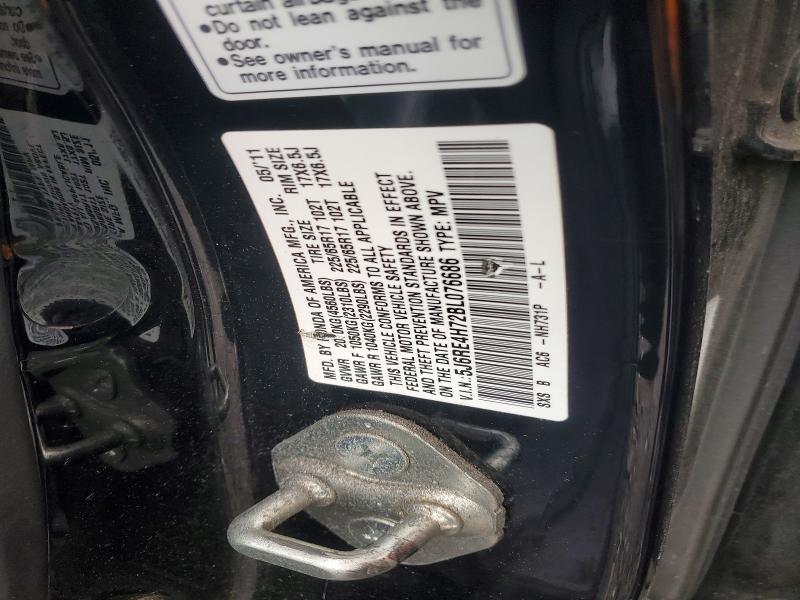 Продаж на аукціоні авто 2011 Honda Cr-v, vin: 5J6RE4H72BL076686, номер лоту: 60319676