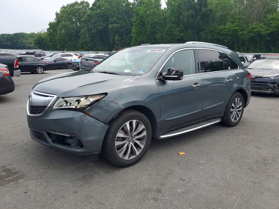 Продажа на аукционе авто 2015 Acura Mdx, vin: 5FRYD4H67FB011898, номер лота: 60682866