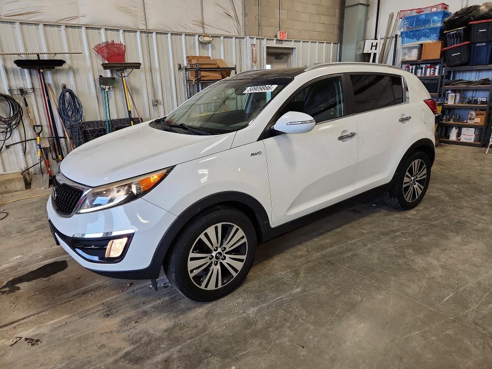 59909886 :رقم المزاد ، KNDPCCAC1G7861852 vin ، 2016 Kia Sportage مزاد بيع