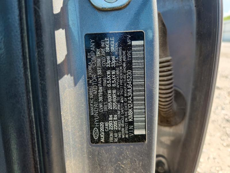 59892296 :رقم المزاد ، KM8K12AA3MU645230 vin ، 2021 Hyundai Kona مزاد بيع