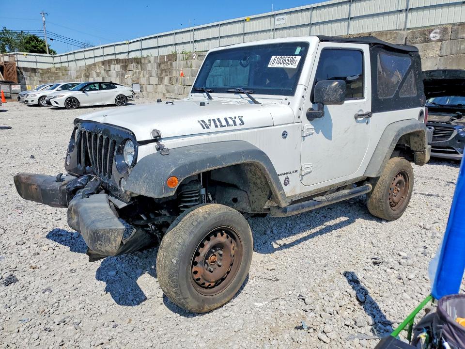 61036596 :رقم المزاد ، 1C4AJWAG6GL125934 vin ، 2016 Jeep Wrangler مزاد بيع