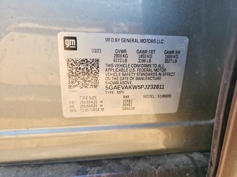 Продажа на аукционе авто 2023 Buick Enclave, vin: 5GAEVAKW5PJ232811, номер лота: 60442416