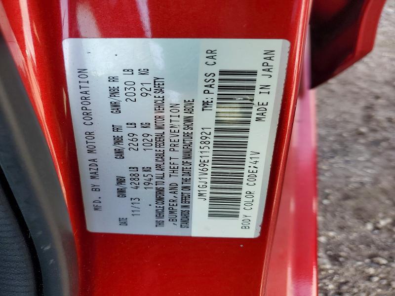 63191836 :رقم المزاد ، JM1GJ1V69E1158921 vin ، 2014 Mazda 6 مزاد بيع
