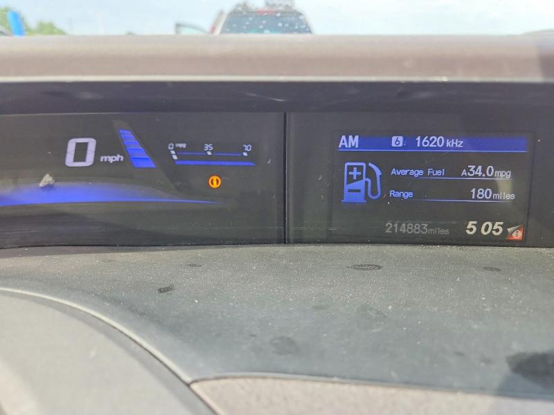61634916 :رقم المزاد ، JHMFB2F55CS000697 vin ، 2012 Honda Civic مزاد بيع