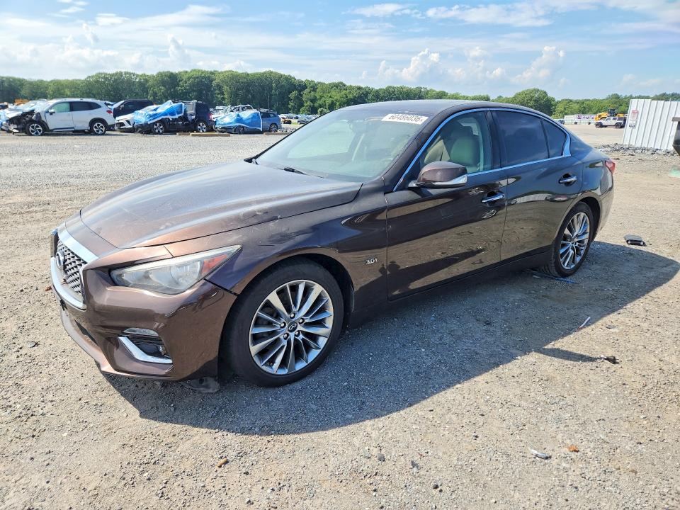 2018 Infiniti Q50 მანქანა იყიდება აუქციონზე, vin: JN1EV7AR0JM432145, აუქციონის ნომერი: 60486036