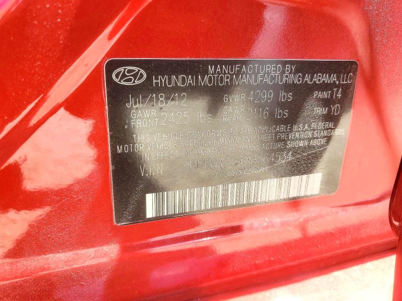 Продажа на аукционе авто 2013 Hyundai Sonata, vin: 5NPEB4AC4DH564534, номер лота: 61118656