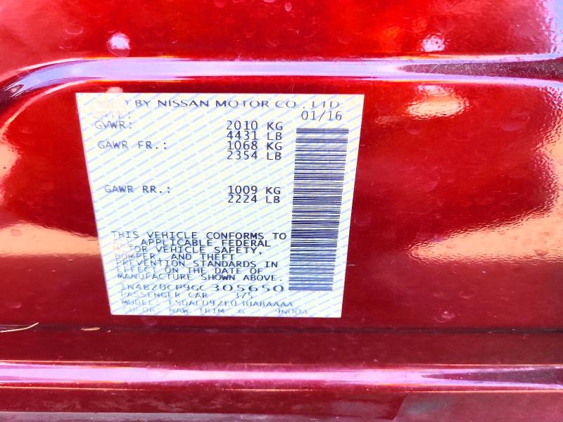 Aukcja sprzedaży 2016 Nissan Leaf, vin: 1N4BZ0CP9GC305650, numer aukcji: 60642676