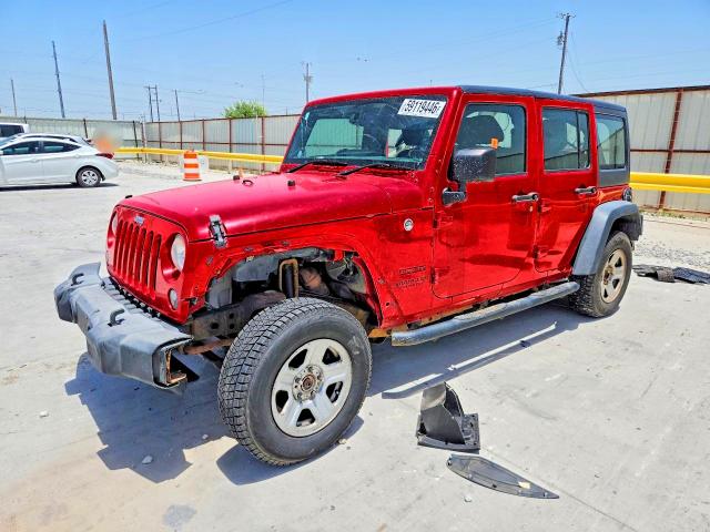 Продажа на аукционе авто 2016 Jeep Wrangler Unlimited, vin: 1C4BJWKG9GL233547, номер лота: 59119446