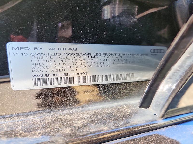 Продажа на аукционе авто 2014 Audi A4, vin: WAUBFAFL4EN024808, номер лота: 61109006