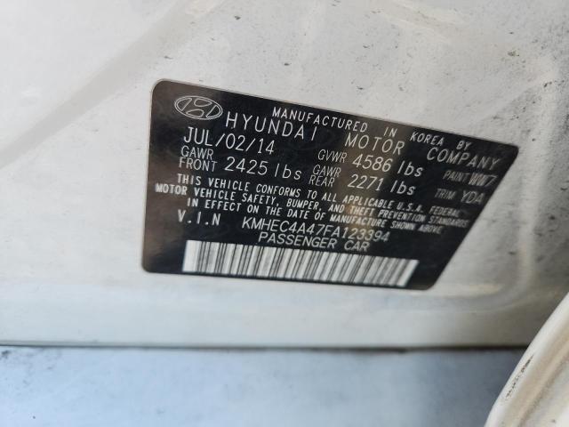 Продаж на аукціоні авто 2015 Hyundai Sonata Hybrid, vin: KMHEC4A47FA123394, номер лоту: 63300436