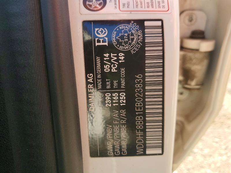 Aukcja sprzedaży 2014 Mercedes-benz E, vin: WDDHF8BB1EB023836, numer aukcji: 61548856