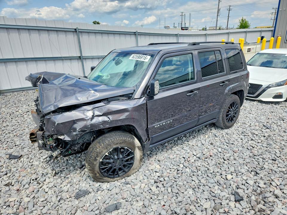 Aukcja sprzedaży 2016 Jeep Patriot, vin: 1C4NJPBAXGD503281, numer aukcji: 62596916