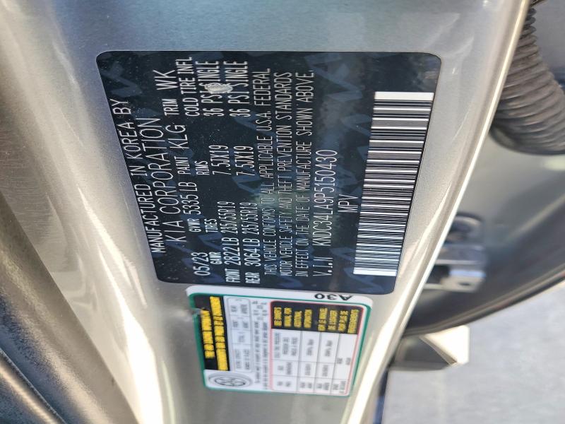 Продажа на аукционе авто 2023 Kia Ev6, vin: KNDC34LA9P5150430, номер лота: 63591376