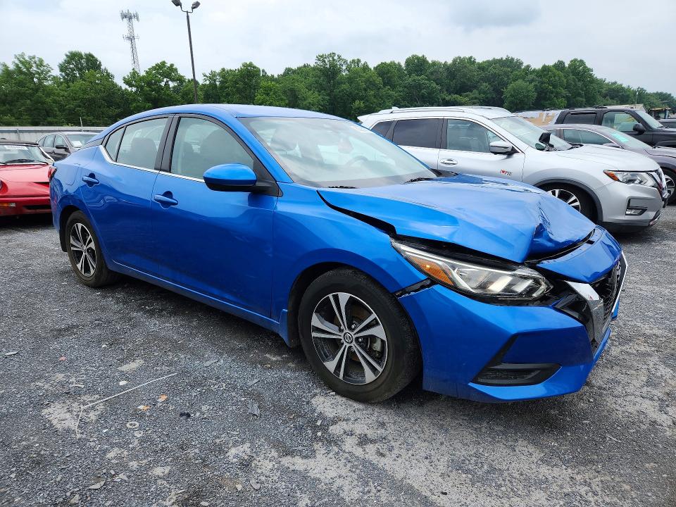 2022 Nissan Sentra მანქანა იყიდება აუქციონზე, vin: 3N1AB8CV1NY216718, აუქციონის ნომერი: 60221776