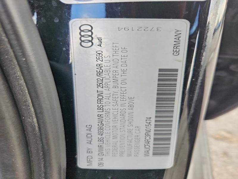 2015 Audi A6 მანქანა იყიდება აუქციონზე, vin: WAUCFAFC3FN015474, აუქციონის ნომერი: 61558206