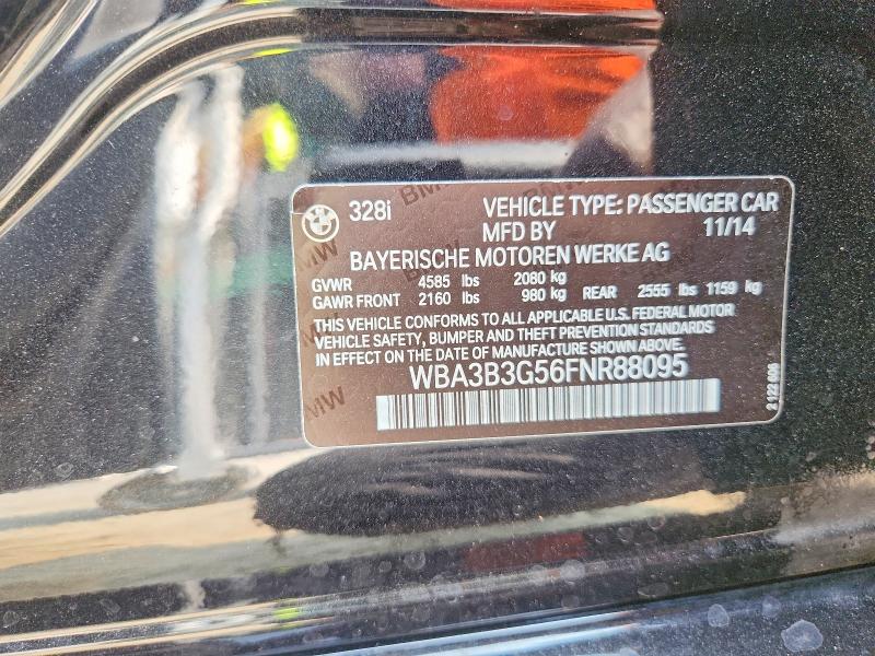 Aukcja sprzedaży 2015 Bmw 328, vin: WBA3B3G56FNR88095, numer aukcji: 61520626