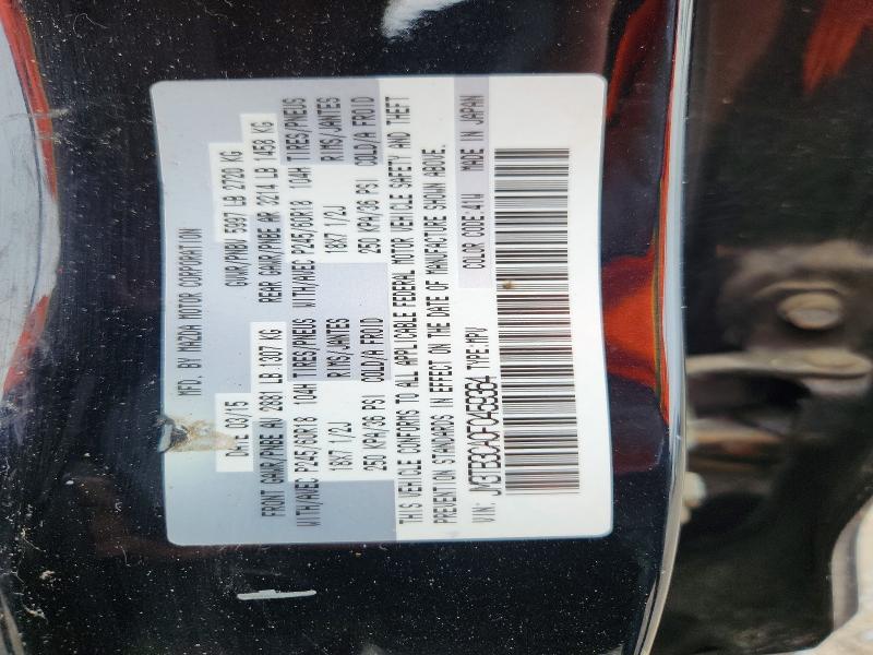 60649696 :رقم المزاد ، JM3TB3CA0F0459364 vin ، 2015 Mazda Cx-9 مزاد بيع