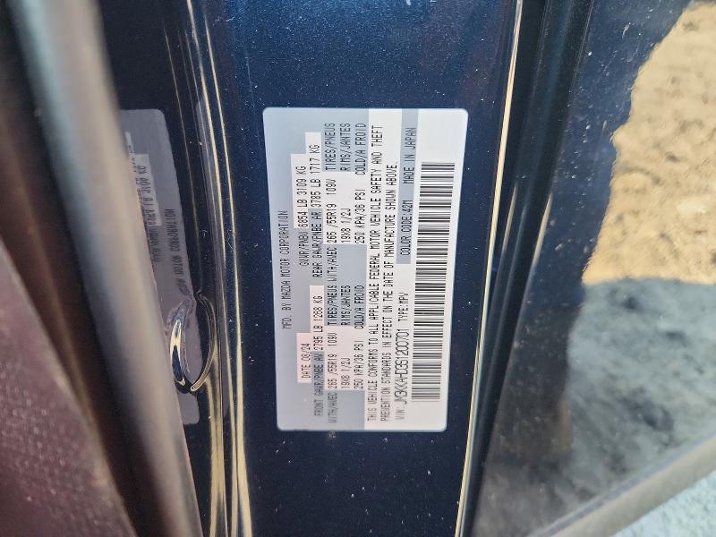 Aukcja sprzedaży 2025 Mazda Cx-90, vin: JM3KKAHD3S1200701, numer aukcji: 60141106