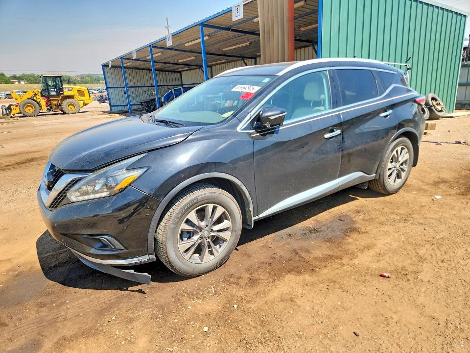 2015 Nissan Murano მანქანა იყიდება აუქციონზე, vin: 5N1AZ2MG5FN258180, აუქციონის ნომერი: 60482956