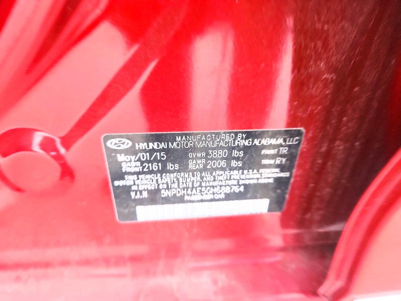 Aukcja sprzedaży 2016 Hyundai Elantra, vin: 5NPDH4AE5GH688764, numer aukcji: 62535996