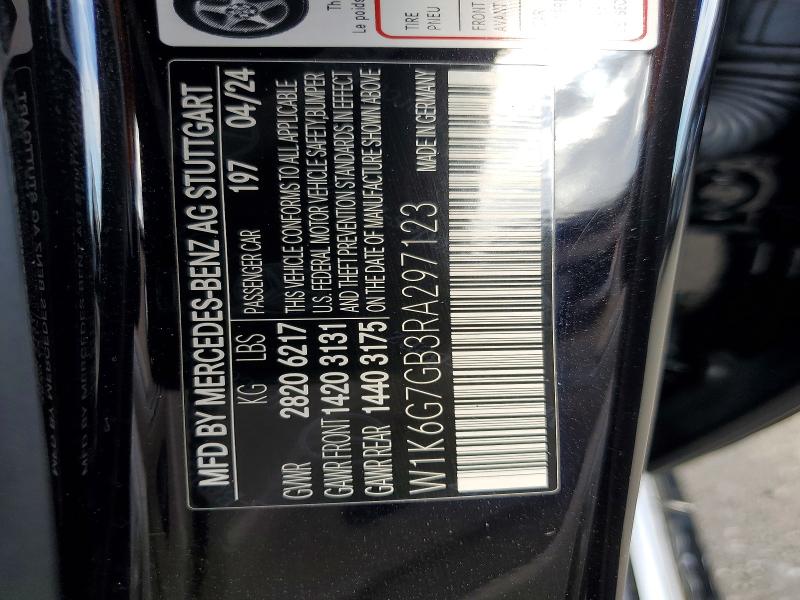 Продажа на аукционе авто 2024 Mercedes-benz S, vin: W1K6G7GB3RA297123, номер лота: 61004916