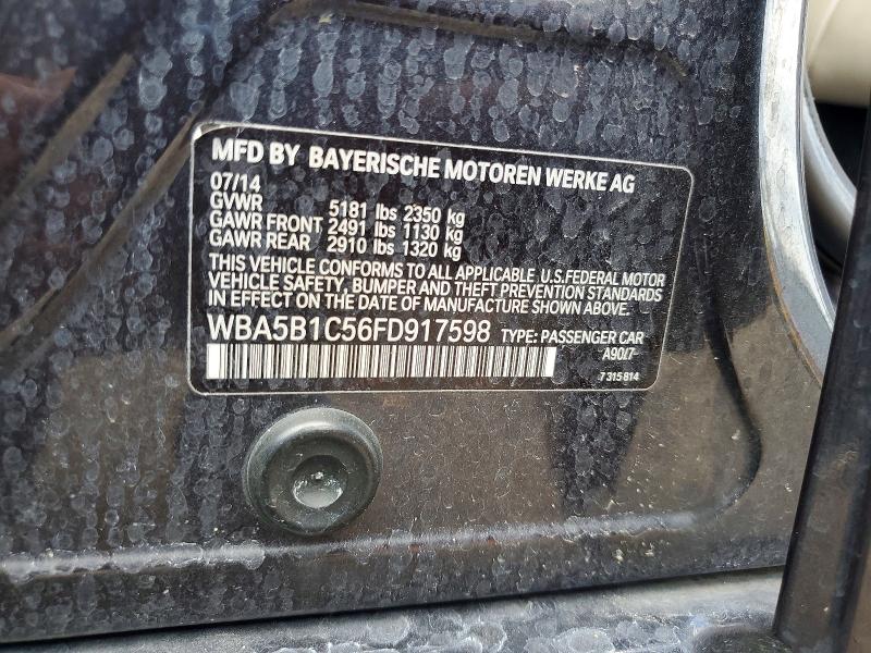 Продажа на аукционе авто 2015 Bmw 535, vin: WBA5B1C56FD917598, номер лота: 59884546