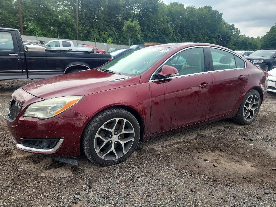 61742816 :رقم المزاد ، 2G4GL5EX1H9183138 vin ، 2017 Buick Regal مزاد بيع
